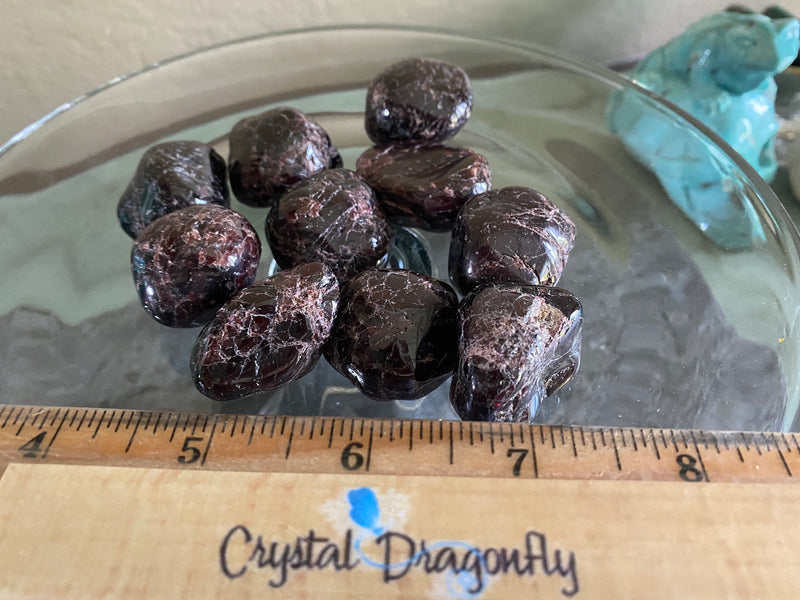 Tumbled Garnet, AA from Brazil - Manifestation, Protection, Love & Compassion FB1684