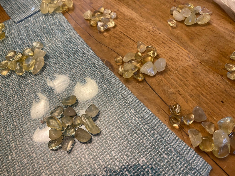 Tumbled Citrine, Natural from Brazil, Grab Bag FB3016