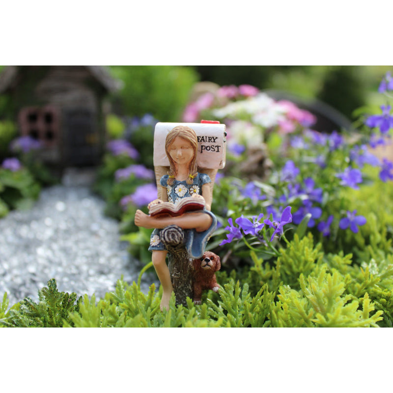 Fairy Garden / Miniature Accessories - Fairy Waiting on Mail; FB1808