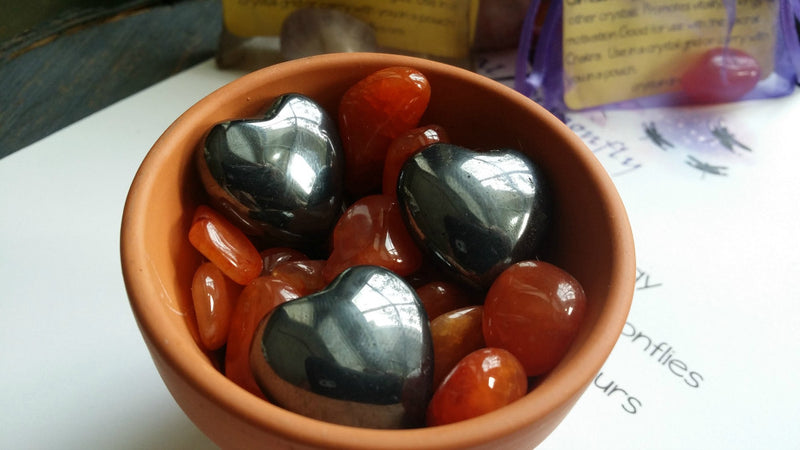 Hematite Pocket Heart - Grounding and Focus