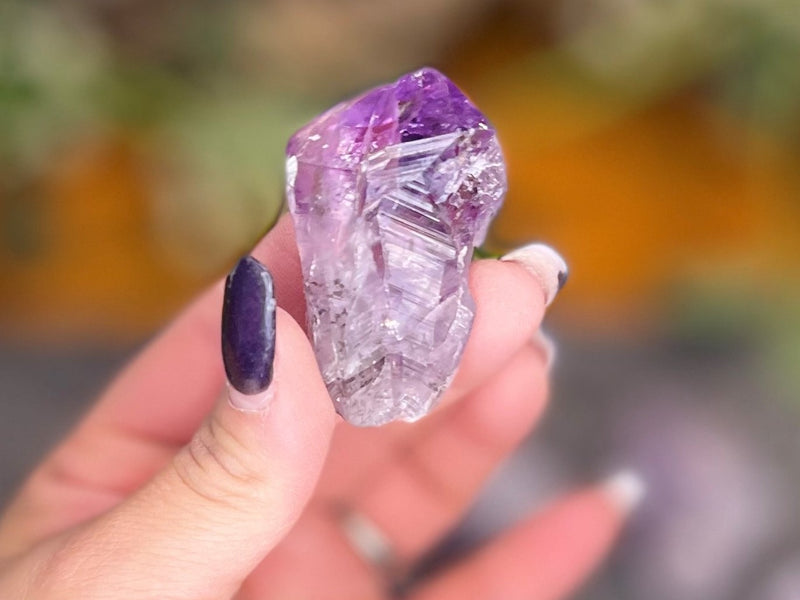 Amethyst Natural Points, A Quality, for tranquility, calm and serenity FB2018