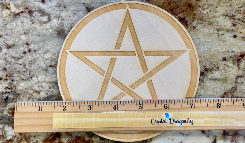 Wood Cut Out Crystal Grid Bases - FB2982