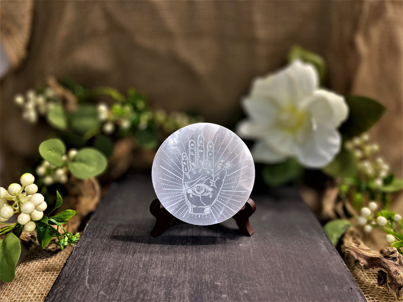 Selenite Thick Etched Display / Charging Plates / Bases FB1553
