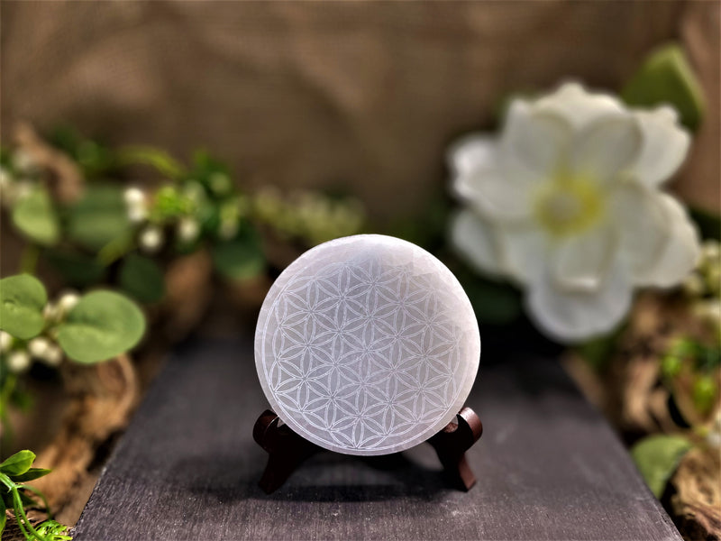 Selenite Thick Etched Display / Charging Plates / Bases FB1553