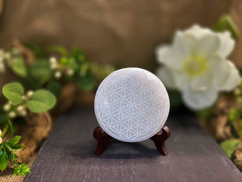 Selenite Thick Etched Display / Charging Plates / Bases FB1553