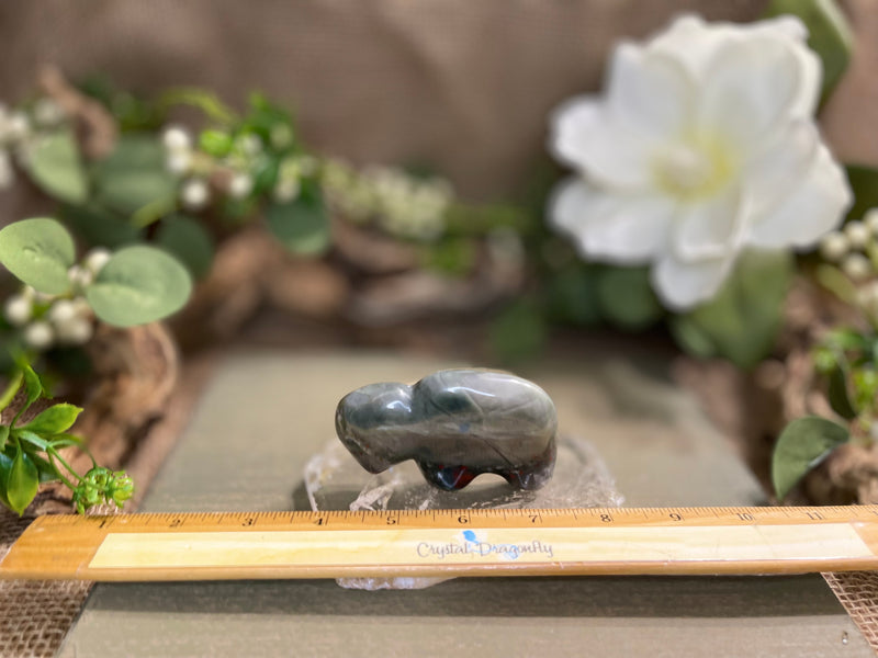 Bloodstone Bison Spirit Stone/ Zuni Bison FB1390