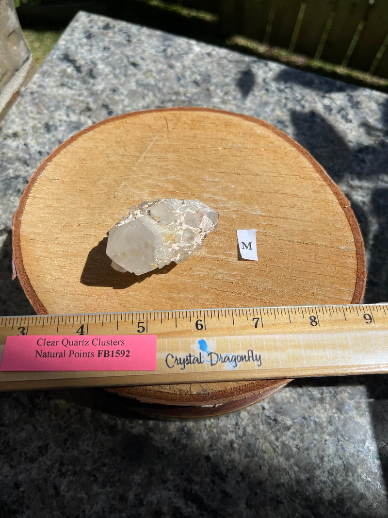 Clear Quartz Clusters - Natural Points FB1592