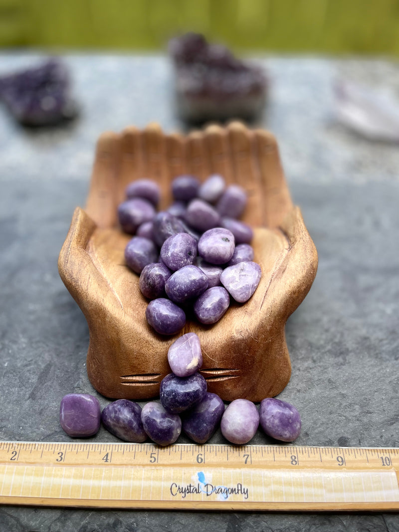 Tumbled Lepidolite - Hope, Stress, Anxiety, Depression & Love