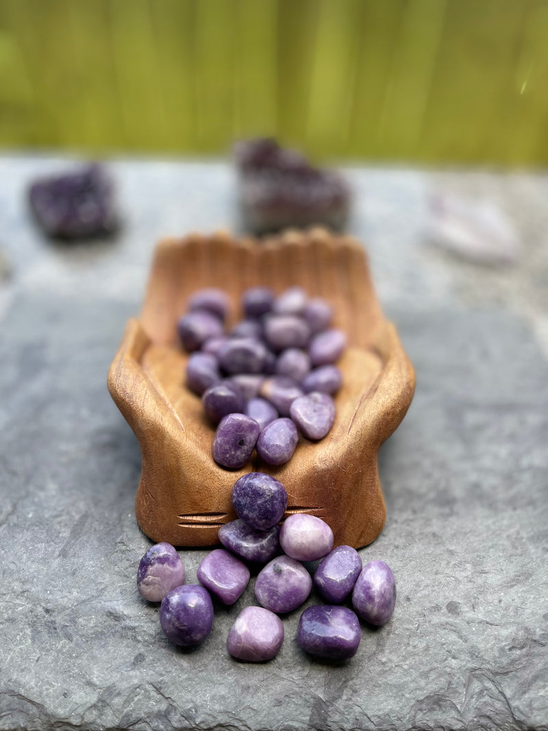 Tumbled Lepidolite - Hope, Stress, Anxiety, Depression & Love