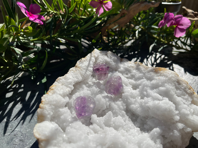 Purple Fluorite or Labradorite Cat Paw, Totem / Spirit Animal FB2318