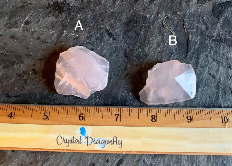 Rose Quartz Polished Free Form Cabochons from Brazil FB2367