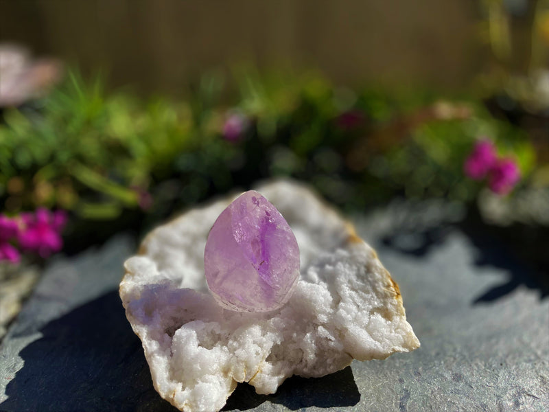 Amethyst Small Flame for Serenity, Calm & Peaceful Energies FB2080