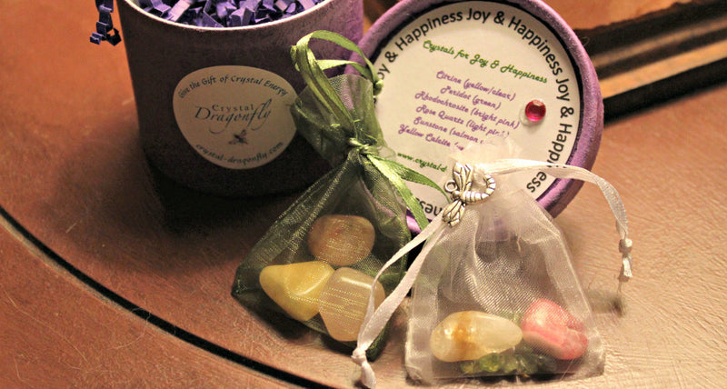 Joy and Happiness Crystal Collection, Gift Boxed