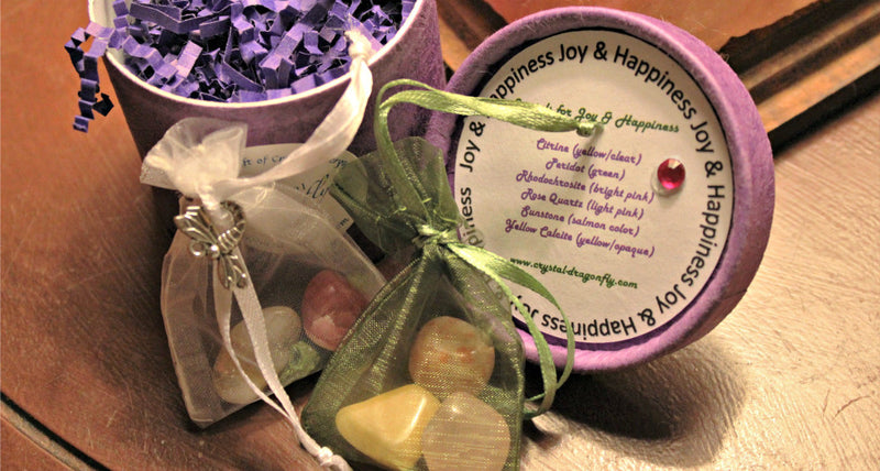 Joy and Happiness Crystal Collection, Gift Boxed