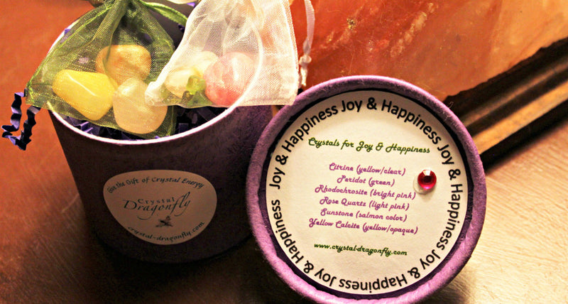 Joy and Happiness Crystal Collection, Gift Boxed