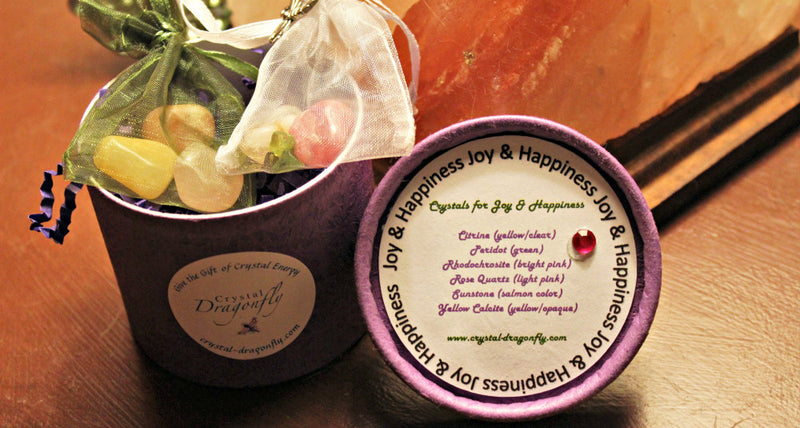 Joy and Happiness Crystal Collection, Gift Boxed