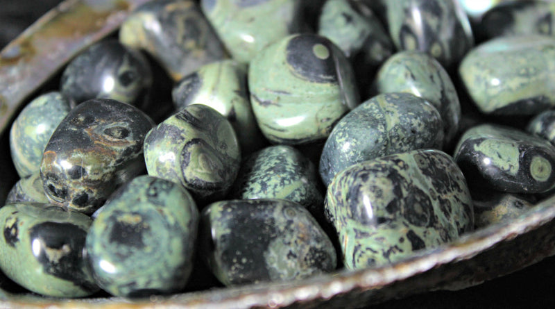 Tumbled Kambaba Jasper for soothing nerves