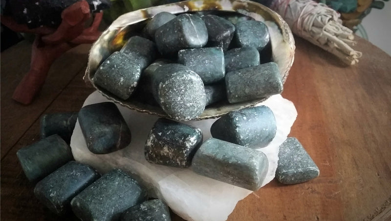 Tumbled Kyanite Rock - Calming, Facilitator of Meditation & Aligns all Chakras