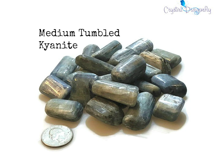 Tumbled Polished Kyanite - Calming, Facilitator of Meditation & Aligns all Chakras FB1707