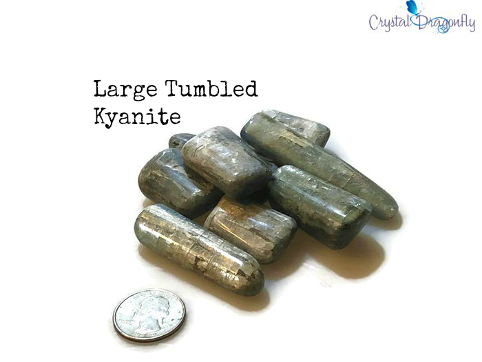 Tumbled Polished Kyanite - Calming, Facilitator of Meditation & Aligns all Chakras FB1707