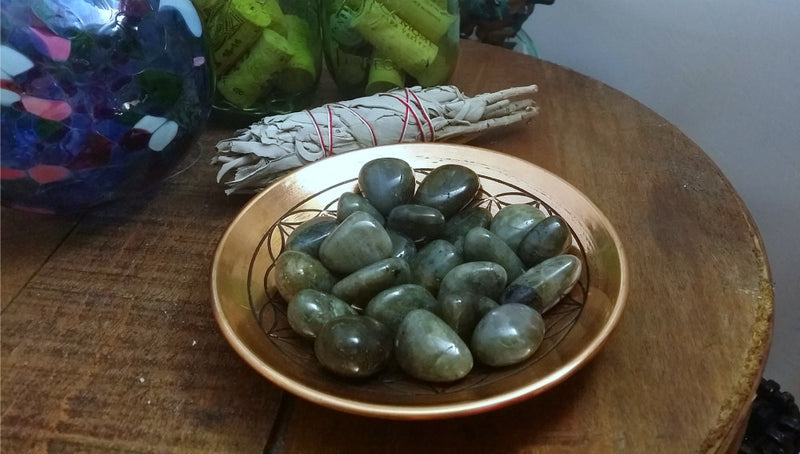Tumbled Labradorite for Emotional Healing, Stone of Magic & Psychic Abilities