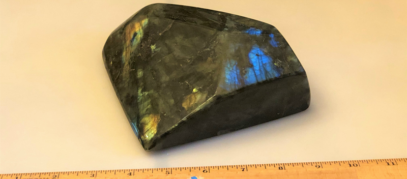 Labradorite Polished Slab - Flash; FB1822