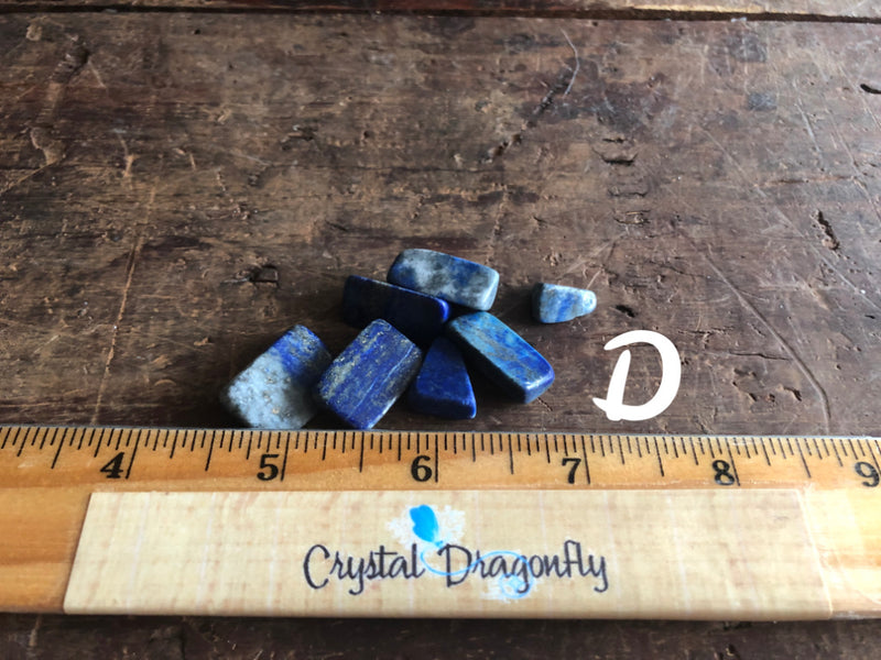 Tumbled Lapis Lazuli, cube like shapes - Stone of Awareness, Depression, Grief, Inner Power &Third Eye