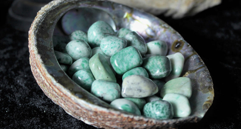 Tumbled New Jade for inner peace