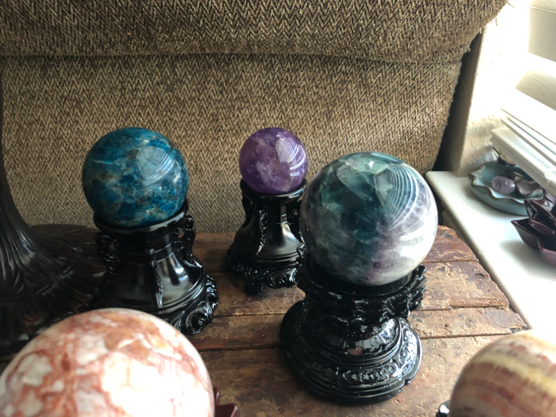 Ornate Sphere Stands; FB2166