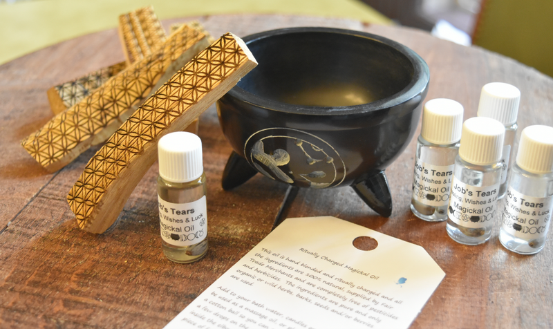Palo Santo Embossed Stick and Magickal Oil Pouch FB1542