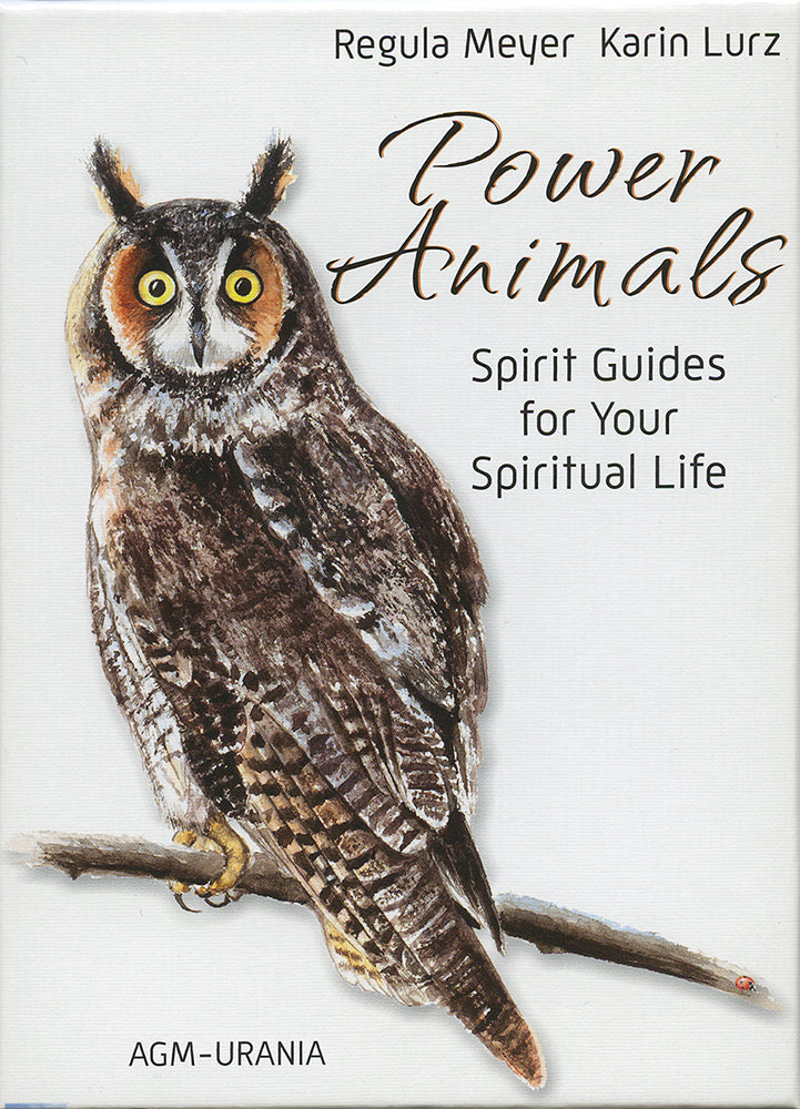 Power Animals - Spirit Guides Deck with Lapis Carved Owl; FB1499