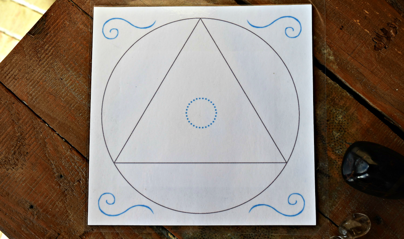 Sacred Geometry Crystal Grid Layouts - Laminated Bases FB1395