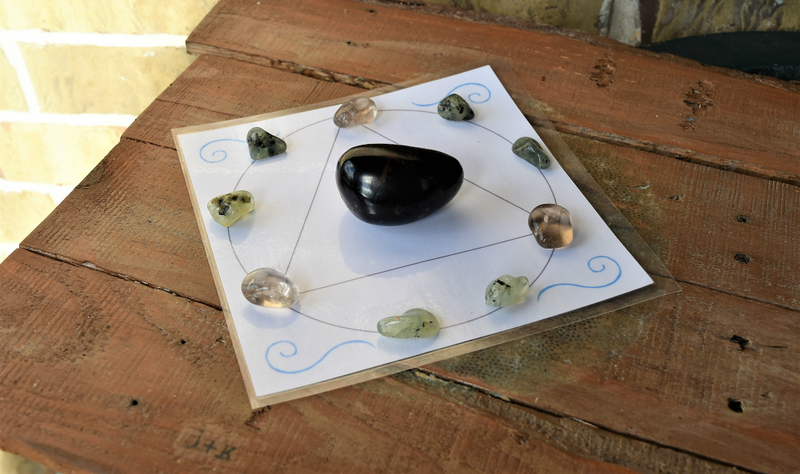 Sacred Geometry Crystal Grid Layouts - Laminated Bases FB1395