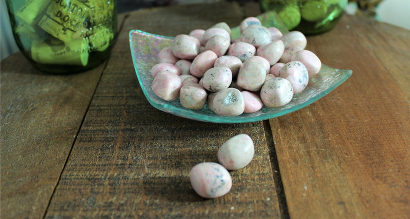 Tumbled Rhodochrosite a Stone of Love and Balance