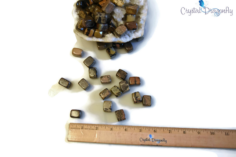 Tumbled Scenic Jasper, Nurturing and Grounding
