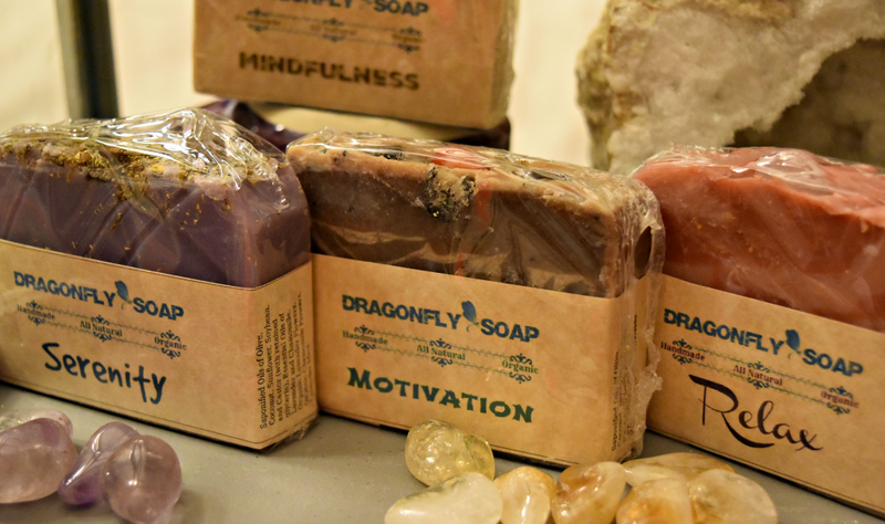 Artisan Soaps crafted with Intentions and Gemstones; FB1249