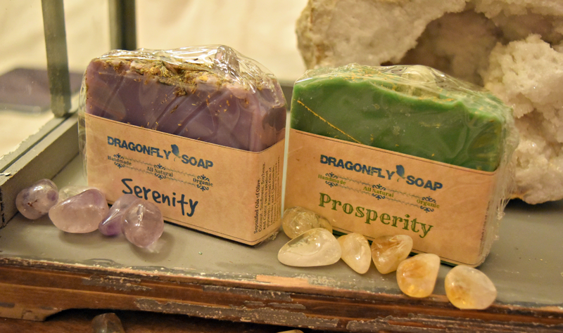 Artisan Soaps crafted with Intentions and Gemstones; FB1249