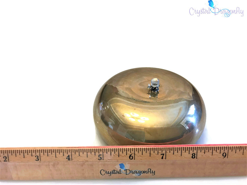 Sterling Silver Crystal Ball Charm: FB1634