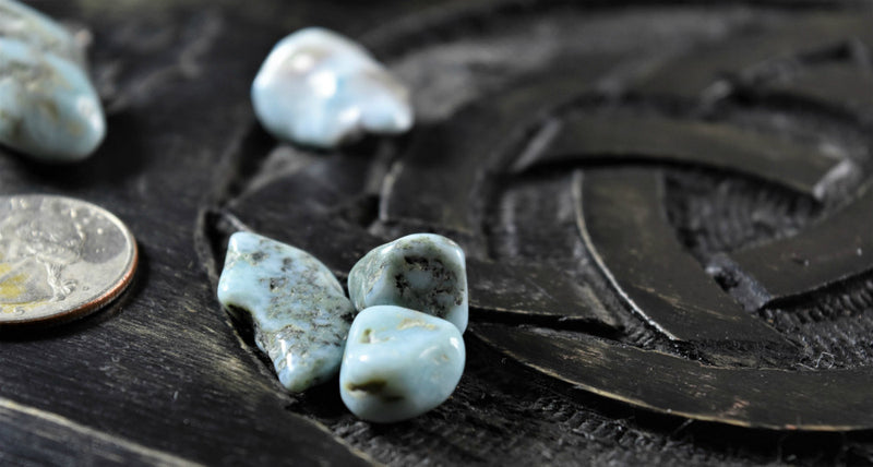 Tumbled Larimar from the Dominican Republic, FB1063