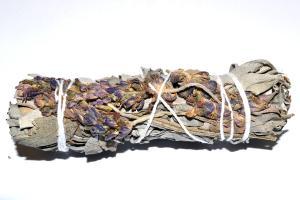White Sage and "Royal" Purple Lavender Smudge Stick, FB2637