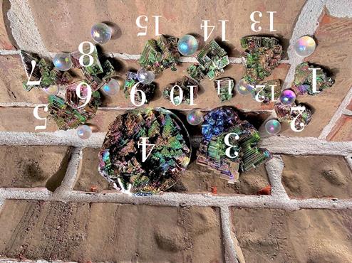 Iridescent Bismuth, assorted sizes, FB1145