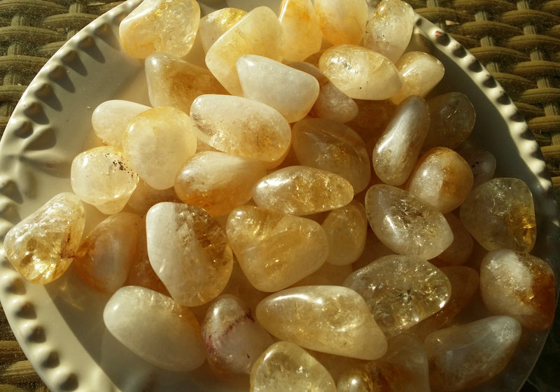 Tumbled Citrine - Stone of Success, Harmony & Cheerfulness