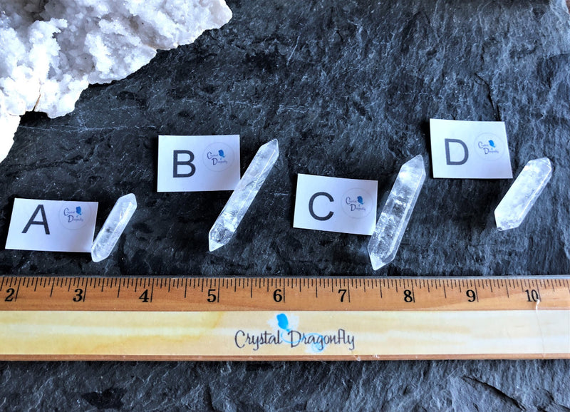Clear Quartz Small Double Terminated Points from Brazil FB2353
