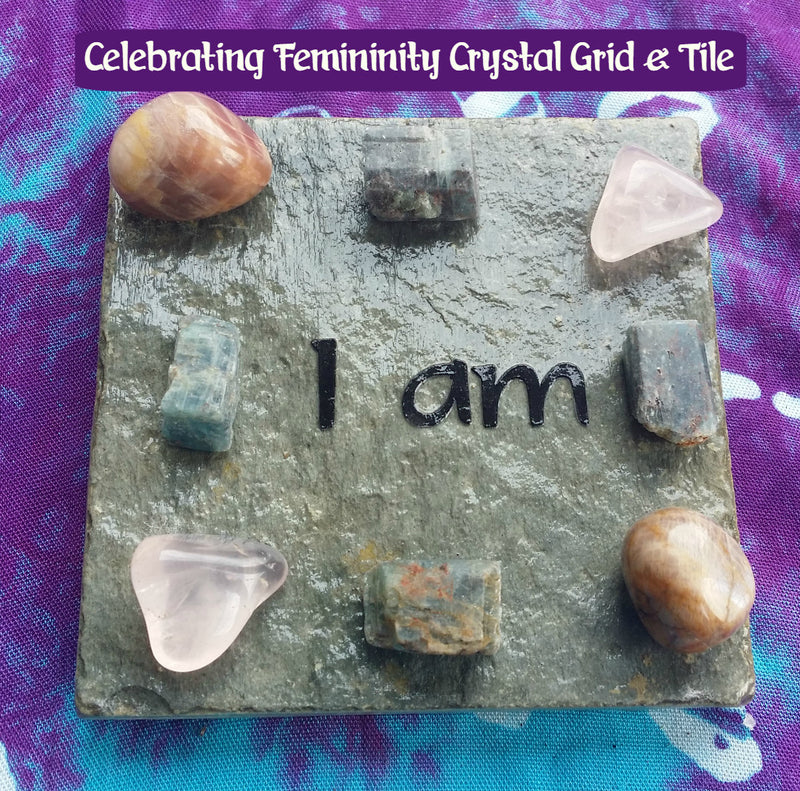 Celebrating Femininity Crystal Grid