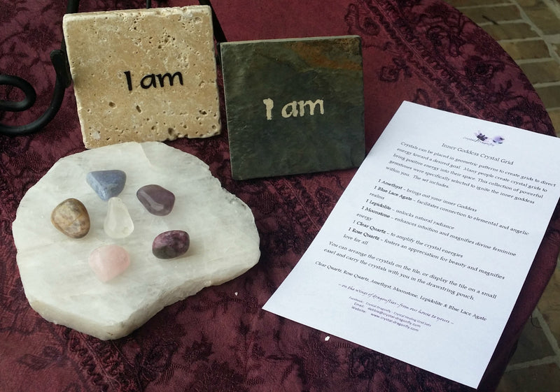 Inner Goddess Crystal Grid & "I am" Tile