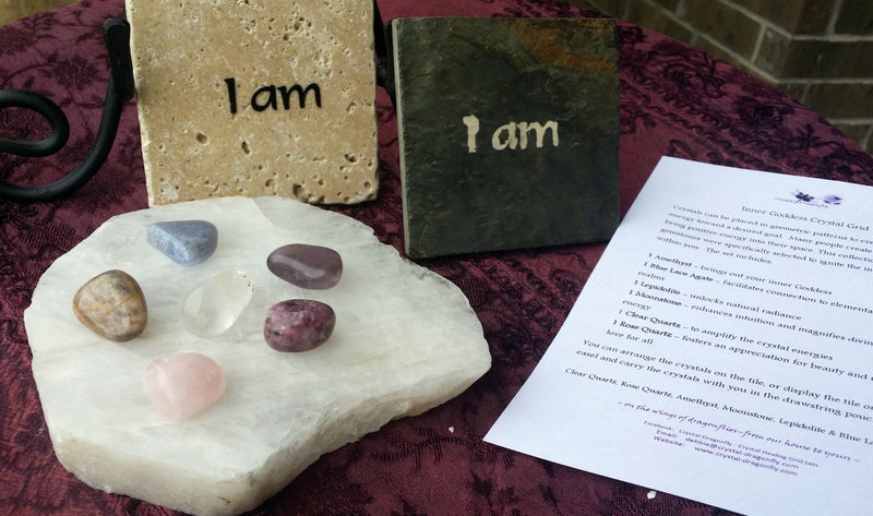 Inner Goddess Crystal Grid & "I am" Tile