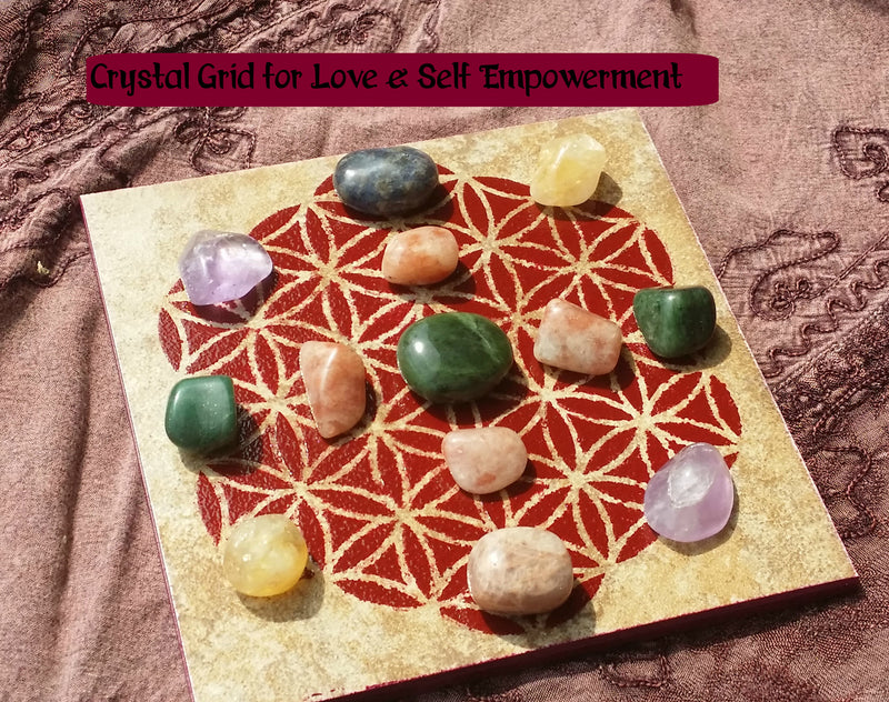 Love & Self-Empowerment Crystal Grid Collection