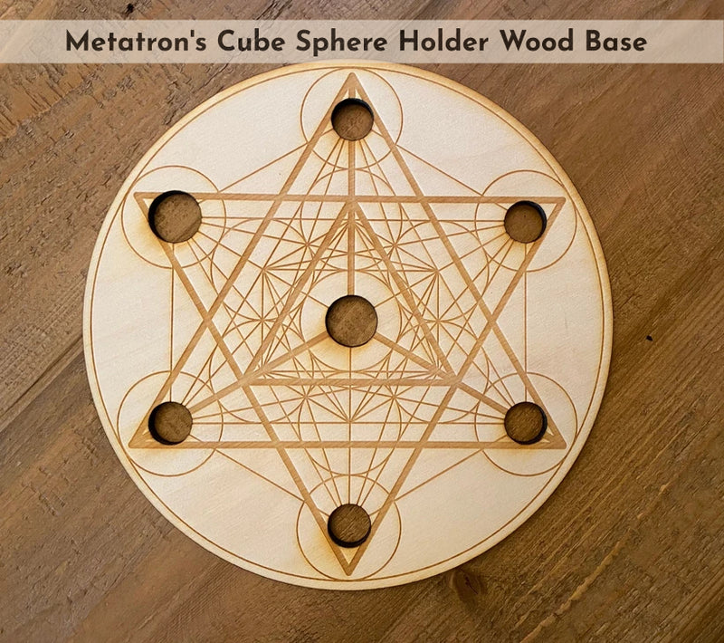 Wood Cut Out Patterns Crystal Grid Bases; FB1502