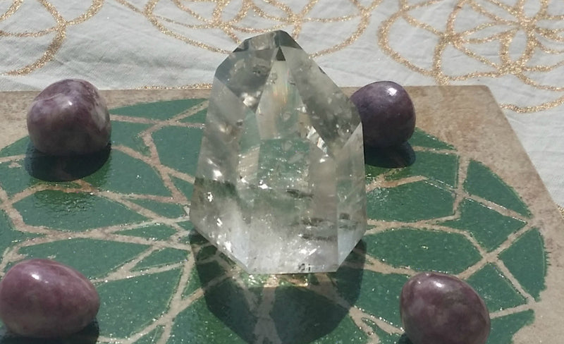 Polished Quartz Points - Perfect for Crystal Grid - Rainbows - Clear - Light - Stone of Power