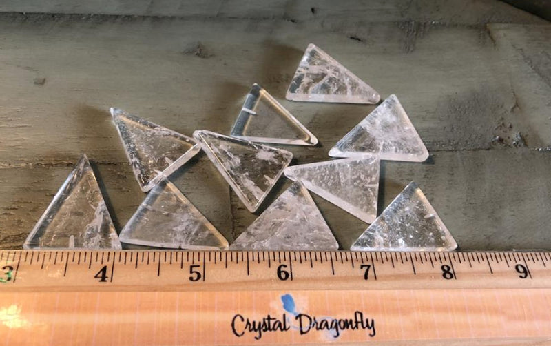 Clear Quartz Triangle Cabochon FB2419